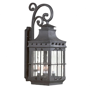 Friar&#39;s Gardens - 4 Light Outdoor Wall Lantern - 11.5 Inches Wide by 30.25 Inches High