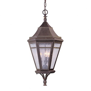 St Helen's Drove - 3 Light Outdoor Hanging Lantern - 13 Inches Wide by 27 Inches High - 1232683