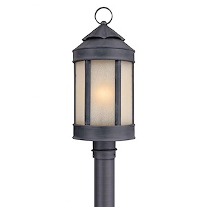 North Pines - 1 Light Outdoor Post Lantern - 9 Inches Wide by 21 Inches High - 1232872