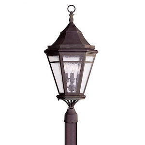 St Helen&#39;s Drove - Three Light Outdoor Post Lantern