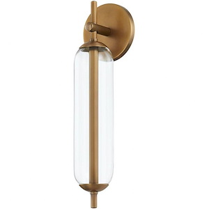 Blake Grove - 18W 1 LED Outdoor Wall Sconce In Modern Style-16.5 Inches Tall and 4.5 Inches Wide