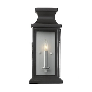 1 Light Outdoor Wall Lantern-Traditional Style with Transitional Inspirations-17 inches tall by 7.25 inches wide - 1232995
