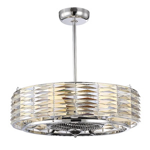 36W 6 LED Fandelier-Glam Style with Contemporary and Transitional Inspirations-11.25 inches tall by 29.5 inches wide