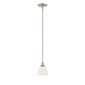 1 Light Mini Pendant-Traditional Style with Transitional Inspirations-9.5 inches tall by 5.5 inches wide - 1096857