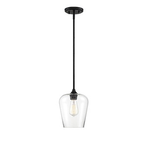 1 Light Pendant-Contemporary Style with Transitional and Bohemian Inspirations-10.5 inches tall by 8 inches wide - 1051608