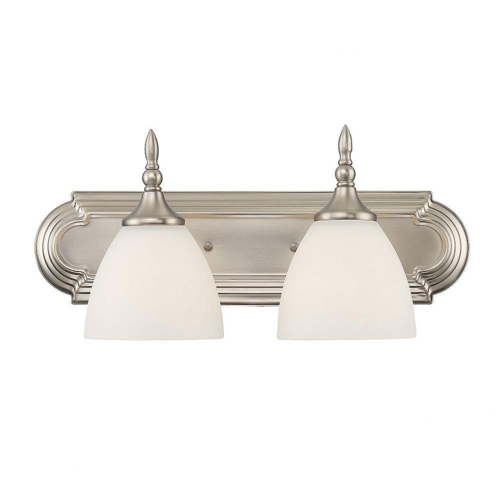 Bailey Street Home 159-BEL-477842 2 Light Bath Bar-Transitional Style with Traditional Inspirations-8 inches tall by 18 inches wide