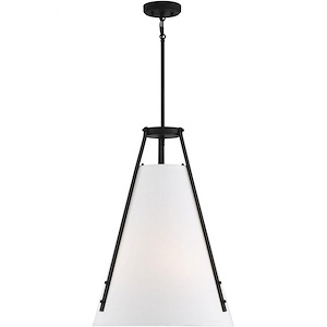 4 Light Pendant-26 inches tall by 18 inches wide - 1096798