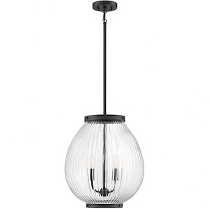 3 Light Pendant-19 inches tall by 16 inches wide - 1096803