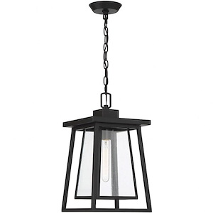 Denver - 1 Light Outdoor Hanging Lantern In Mission Style-16.125 Inches Tall And 8 Inches Wide - 1233735