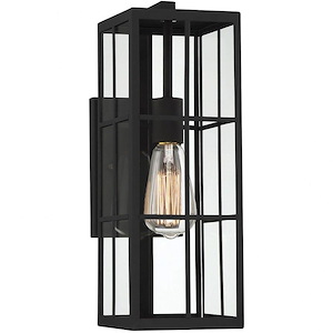 Ericson - 1 Light Outdoor Wall Lantern In Contemporary Style-16 Inches Tall And 5.5 Inches Wide