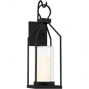 Hamilton - 1 Light Outdoor Wall Lantern In Transitional Style-21 Inches Tall And 6.5 Inches Wide - 1233635