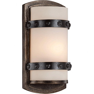 1 Light Wall Sconce-Traditional Style with Country French and Industrial Inspirations-11 inches tall by 6 inches wide - 1270004