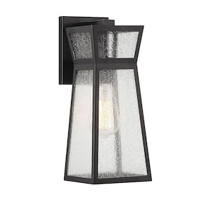 Calder Warren - 1 Light Outdoor Wall Lantern In Modern Style-14 Inches Tall and 5.5 Inches Wide