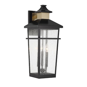 Swiss Road - 3 Light Outdoor Wall Lantern In Coastal Style-25.25 Inches Tall and 10 Inches Wide
