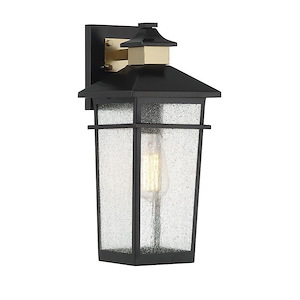 Swiss Road - 1 Light Outdoor Wall Lantern In Coastal Style-16.25 Inches Tall and 7 Inches Wide