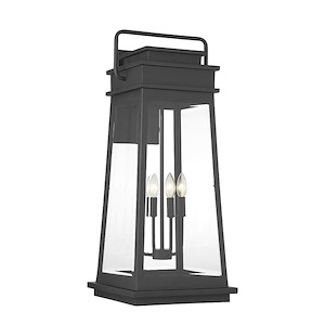 Earnock Street - 4 Light Outdoor Wall Lantern In Mission Style-32 Inches Tall and 13.25 Inches Wide