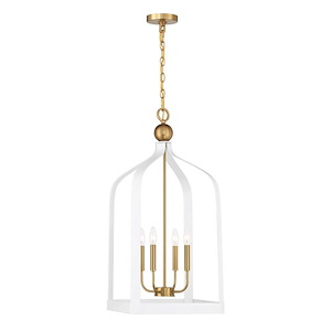 Waterside Circus - 4 Light Pendant In Modern Style-32 Inches Tall and 15 Inches Wide - 1327296