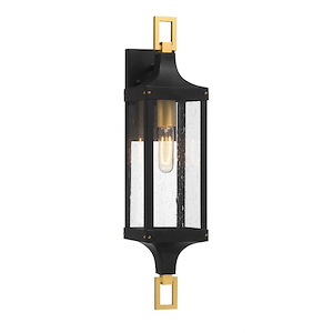 Langford Acres - 1 Light Outdoor Wall Lantern In Contemporary Style-24.5 Inches Tall and 5.75 Inches Wide