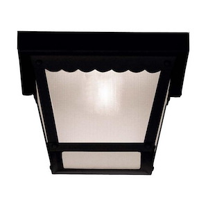 1 Light Outdoor Flush Mount-Traditional Style with Transitional Inspirations-6 inches tall by 8 inches wide - 1270019