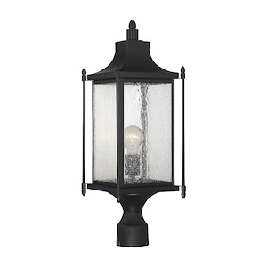 1 Light Outdoor Post Lantern-Transitional Style with Modern Farmhouse and Contemporary Inspirations-23.5 inches tall by 8 inches wide - 1233927