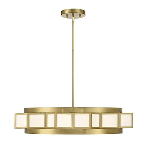 Uplands Laurels - 4 Light Chandelier In Modern Style-5 Inches Tall and 24 Inches Wide - 1280271