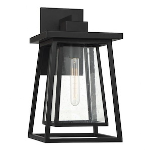 Denver - 1 Light Outdoor Wall Lantern In Mission Style-18 Inches Tall And 10 Inches Wide