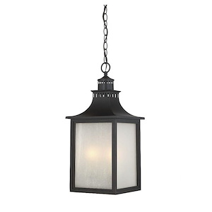 3 Light Outdoor Hanging Lantern-Modern Farmhouse Style with Rustic and Transitional Inspirations-22.5 inches tall by 10 inches wide