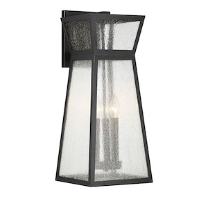 Calder Warren - 3 Light Outdoor Wall Lantern In Modern Style-22 Inches Tall and 9 Inches Wide - 1280317