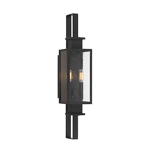 Sunningdale Cliff - 2 Light Outdoor Wall Lantern In Contemporary Style-26.75 Inches Tall and 5.5 Inches Wide