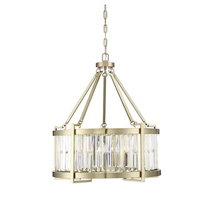 5 Light Pendant-Transitional Style with Contemporary and Glam Inspirations-28.75 inches tall by 25 inches wide - 1269964