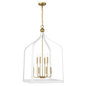 Waterside Circus - 8 Light Pendant In Modern Style-41.5 Inches Tall and 23.5 Inches Wide - 1327277