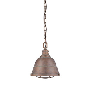 Rodney Ridings - 1 Light Small Pendant in Traditional style - 11 Inches high by 9.25 Inches wide - 1233916