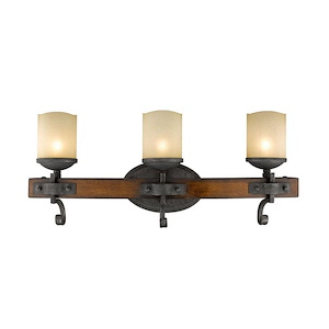 Houghton Parkway - 3 Light Bathroom Light Fixture in Variety of style - 10.38 Inches high by 24.25 Inches wide - 1233804