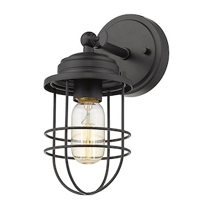 Bantock Road - 1 Light Wall Sconce in Sturdy style - 10.63 Inches high by 14 Inches wide - 1234183