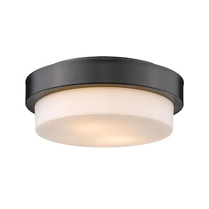 Tulip Head - 2 Light Medium Flush Mount in Variety of style - 3.75 Inches high by 10.5 Inches wide - 1233858