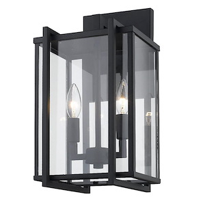 Mill Hill Pastures - Two Light Outdoor Wall Sconce in Sturdy style - 15.75 Inches high by 8.5 Inches wide