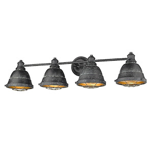 Rodney Ridings - 4 Light Bathroom Light Fixture in Sturdy style - 8.5 Inches high by 34 Inches wide - 1234238