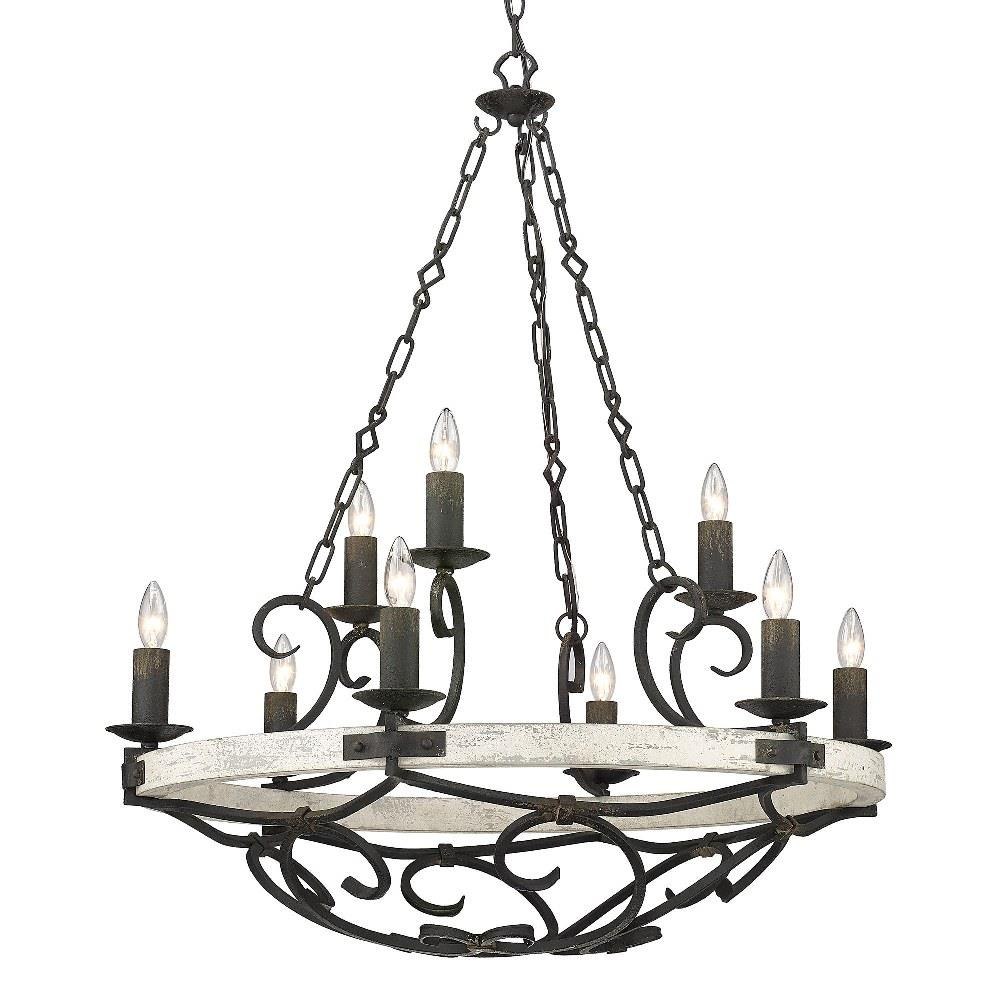 Bailey Street Home 170-BEL-1044185 Houghton Parkway - 9 Light Chandelier in Sturdy style - 41 Inches high by 34.5 Inches wide