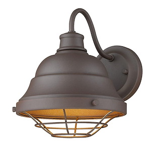 Rodney Ridings - 1 Light Outdoor Wall Mount in Eclectic style - 10.13 Inches high by 8.38 Inches wide - 1234193