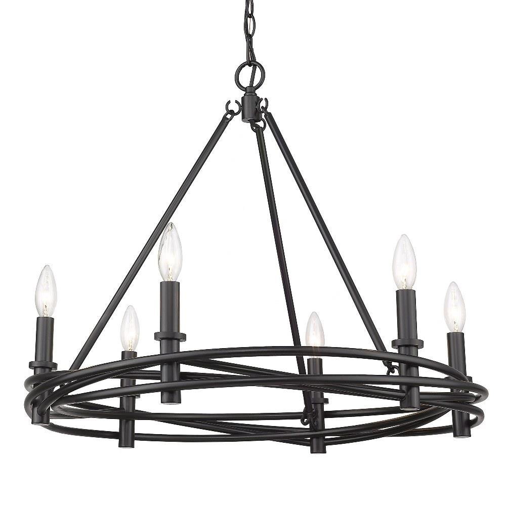 Bailey Street Home 170-BEL-4476502 Rosebank Moorings - 1 Light Chandelier in Sturdy style - 21.5 Inches high by 27.13 Inches wide