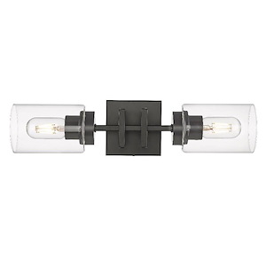 Bristol Fold - 2 Light Wall Sconce 4.5 Inches Tall and 19 Inches Wide - 1234502
