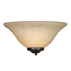 Tulip Head - 1 Light Wall Sconce in Eclectic style - 7 Inches high by 13.25 Inches wide - 1234202