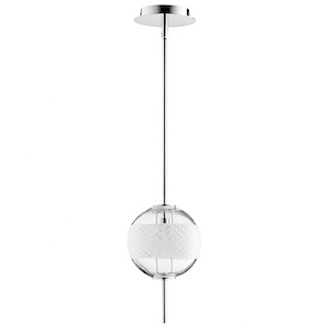 Alford Court - 7W 1 Led Pendant - 7 Inches Wide by 11.75 Inches High - 1092369