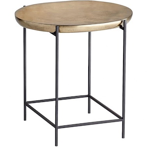 Langham Links - Side Table-24 Inches Tall And 20 Inches Wide