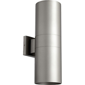 2 Light Outdoor Wall Lantern in Contemporary Style-17.25 Inches H x 5.75 Inches W - 1149374