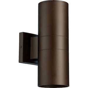 Lees Court - 2 Light Outdoor Wall Lantern in Bailey Street Home Home Collection style - 4.25 inches wide by 11.5 inches high - 1153922