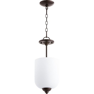 Thornfield Mews - 3 Light Dual Mount Pendant in Bailey Street Home Home Collection style - 8 inches wide by 17 inches high - 1153568