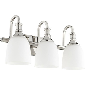 Thornfield Mews - 3 Light Vanity Light in Bailey Street Home Home Collection style - 20.25 inches wide by 10.5 inches high - 1150569