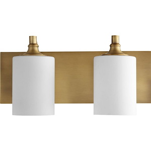 Foster Way - 2 Light Bathroom Light in style - 16.5 inches wide by 8 inches high - 1151644