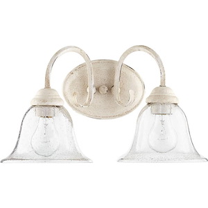 Lyndhurst Highway - 2 Light Bathroom Light in Bailey Street Home Home Collection style - 16.5 inches wide by 9 inches high - 1148502